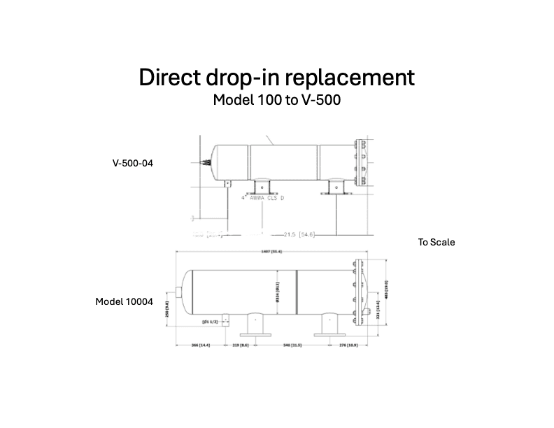 VAF V-500 to Equeron 100 replacement blueprint